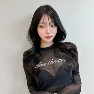 ロング 原宿/韓国レイヤー ボブ/顔周りYasuのヘアスタイル