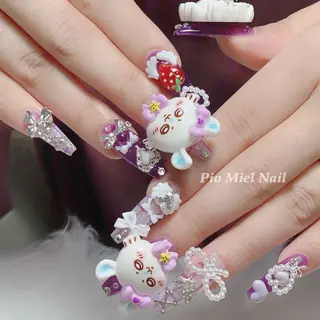 ネイル HANA 長さだしのネイルデザイン