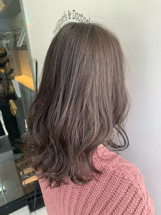セミロング カラー ヘアアレンジ ◎モチマル チアキ◎のヘアスタイル