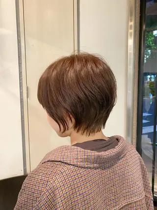 ショート カラー 美髪❣️縮毛矯正/ 髪質改善✨/山本のヘアスタイル