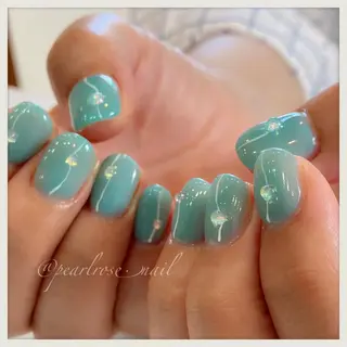 ネイル Beauty salon Ryu・ange所属・PEARL ROSE パールローズのネイルデザイン