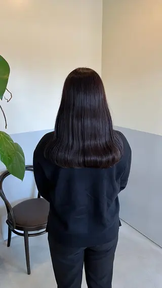 ロング 神谷 夏帆のヘアスタイル