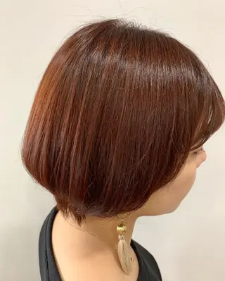 ショート カラー 脱白髪染め美容師 竹内涼乃のヘアスタイル