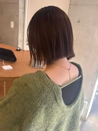 ミディアム カラー 誰よりも丁寧なカット 🍀小林輝のヘアスタイル