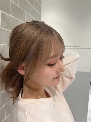 ミディアム カラー 新宿/韓国風レイヤー エクステ/YUTOのヘアスタイル