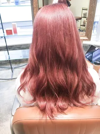 ロング カラー 北條 優輝のヘアスタイル