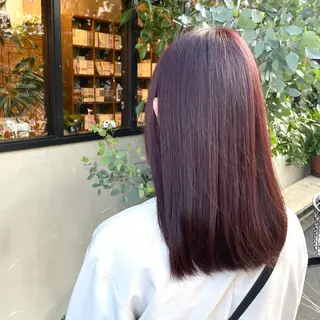 セミロング 竹内 春奈のヘアスタイル