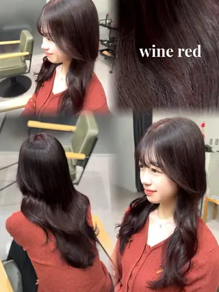 カラー Aya/大阪梅田 /艶カラーのヘアスタイル