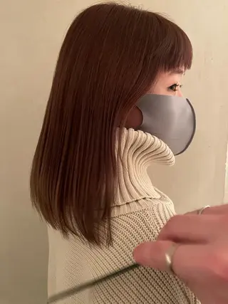 セミロング HAIR.RIMA所属・鎌田 愛のヘアスタイル