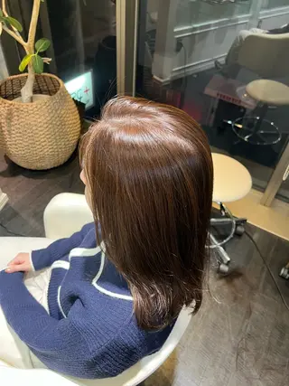 ロング カラー 【髪質改善/縮毛矯正 /カラー】ホサカのヘアスタイル