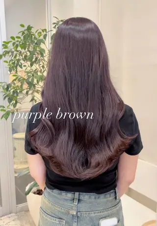 ロング カラー nakahara madokaのヘアスタイル