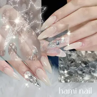 ネイル 🎀うかん 🎀チップ長さ出しのネイルデザイン