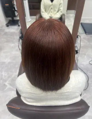 カラー ショート hair make primo所属・芝山 穂花のヘアスタイル