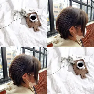 ショート カラー 全店売上No.1🏆 ✨深江裕稀のヘアスタイル