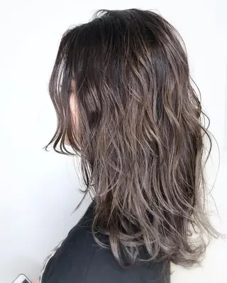 セミロング カラー メンズヘア特化 崎田 成人のヘアスタイル