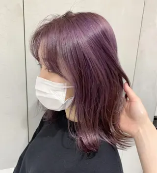 ミディアム カラー minami🪷 暖色カラーのヘアスタイル