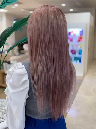 セミロング カラー 銀座/ハイライト特化 🌿ブリーチ/片山のヘアスタイル