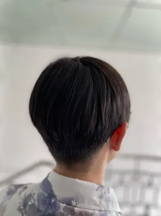 ショート メンズ 篠原 侑作のヘアスタイル