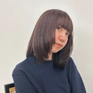 ミディアム カラー OLSEN D.B.A BALLOON HAIR所属・さとう あやかのヘアスタイル