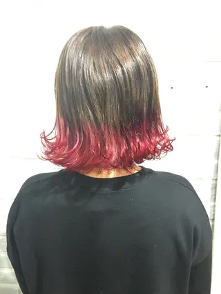 ミディアム カラー Tina所属・「Tina」一木 智之のヘアスタイル