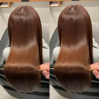 ロング 新宿No.1艶髪矯正 美艶カラー/FUKAのヘアスタイル