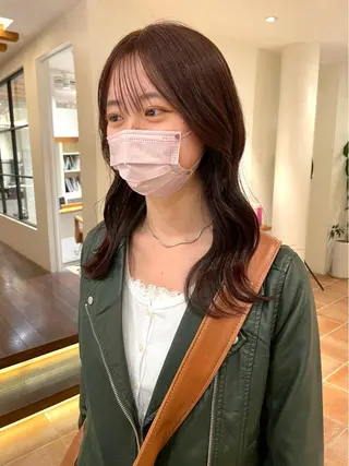 ロング カラー ふわっとレイヤー‪☆ 菅原 千鶴のヘアスタイル