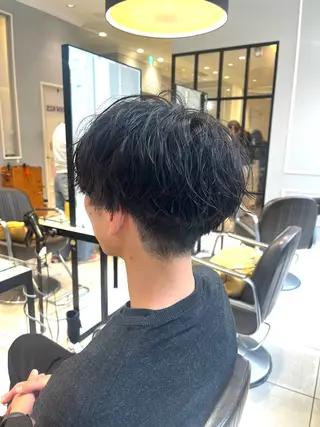 パーマ メンズ 川添 亜弥のヘアスタイル