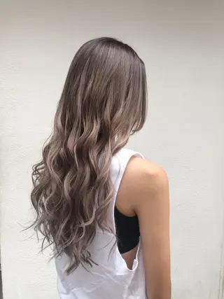 ロング hair make belle所属・國生 香織のヘアスタイル