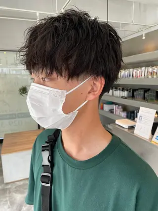 ショート センターパート/ ニュアンスパーマ正樹のヘアスタイル