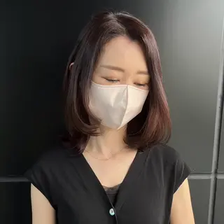 ミディアム カラー パーマ/レディース カット/伊藤萌のヘアスタイル