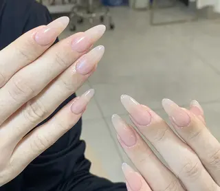 ネイル By moonネイル 🌷ワンホン/韓国風のネイルデザイン