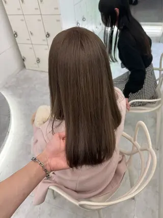 ロング カラー 中韓レイヤー/ ブラウン🤎はやとのヘアスタイル
