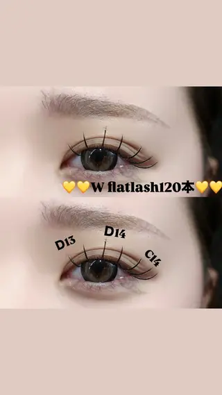 マツエク・マツパ shucre太田川 hisanaのマツエク・マツパデザイン