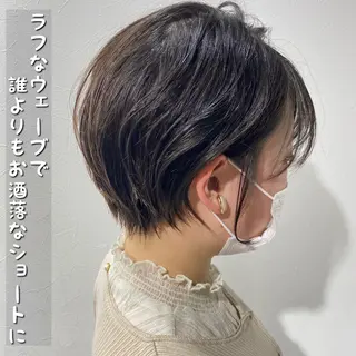 ショート ✨圧倒的満足度◎ 小顔美人ショート✨佃のヘアスタイル