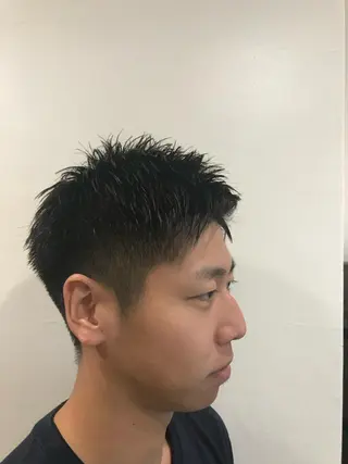 ショート メンズ 山崎 澪 レイヤーカット/大宮のヘアスタイル