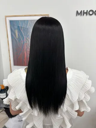 ロング リン🔔ボブ cut ベージュカラー🤎のヘアスタイル