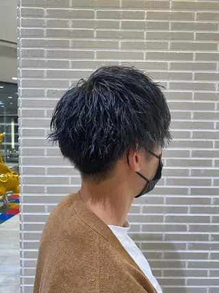 パーマ メンズ 赤本悠斗波巻きパーマ メンズパーマのヘアスタイル