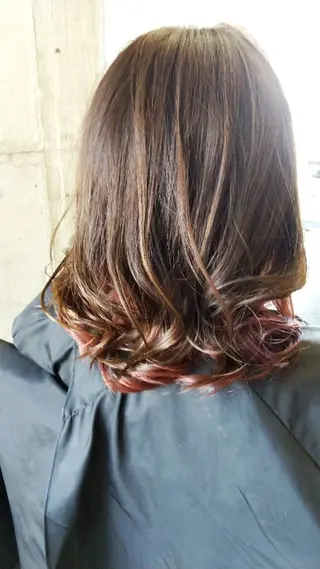 セミロング roots hair design 【ルーツヘアデザイン】所属・【艶髪 縮毛矯正】 松原 勇気のヘアスタイル