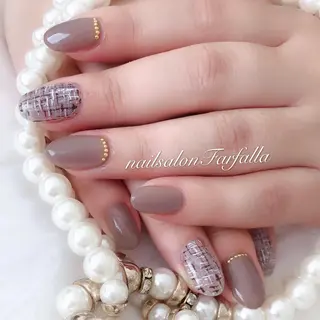 セミロング ネイル Farfalla Kieのネイルデザイン