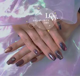 ネイル ラベンダー💖日暮里 ルル💖ネイルのネイルデザイン