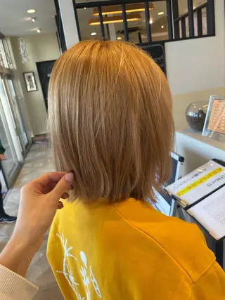 カラー EARTH/A与次郎店所属・EARTH✂️ 榎谷吏織のヘアスタイル