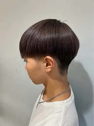 ミディアム メンズ メンズカット/センタ ーパート /マミヤのヘアスタイル