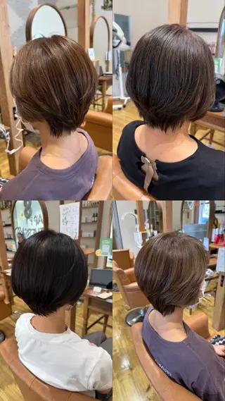 ショート 中川 雅のヘアスタイル