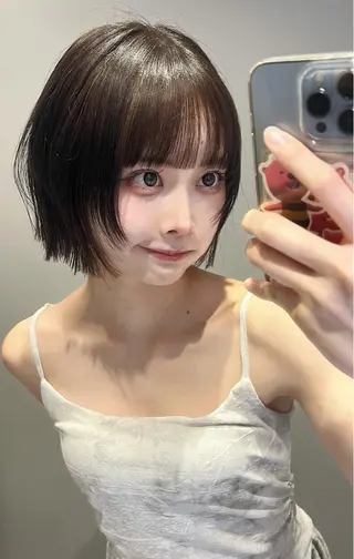 ショート ショート/レイヤー カット/ミサキ💐のヘアスタイル