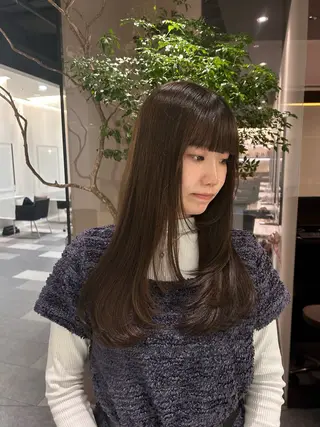 ロング 中原 優美のヘアスタイル