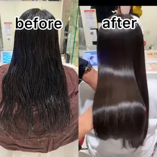 ロング ハイトーンブリーチ有 ブリーチ無しお任せのヘアスタイル