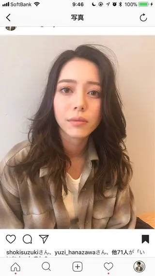 ミディアム カラー DopeLIT モデル募集中のヘアスタイル