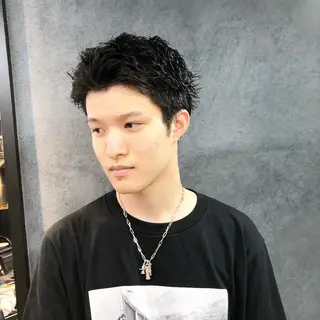 ヘアアレンジ メンズ ainico+所属・メンズ特化✂️栗原 侑也のヘアスタイル