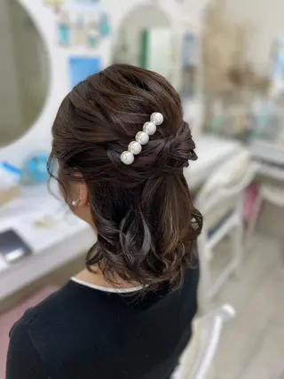 セミロング 六本木/ヘアセット /hairmakeのヘアスタイル