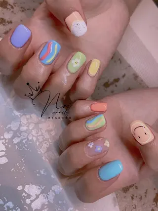 ネイル 長さだし専門店 M2　rikaのネイルデザイン